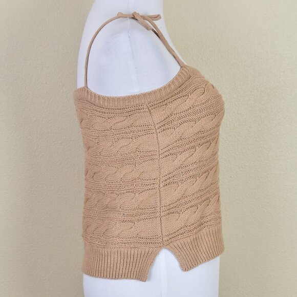 Line & Dot Aubreu Cable Knit Sweater Tank Top XS - Picture 5 of 7